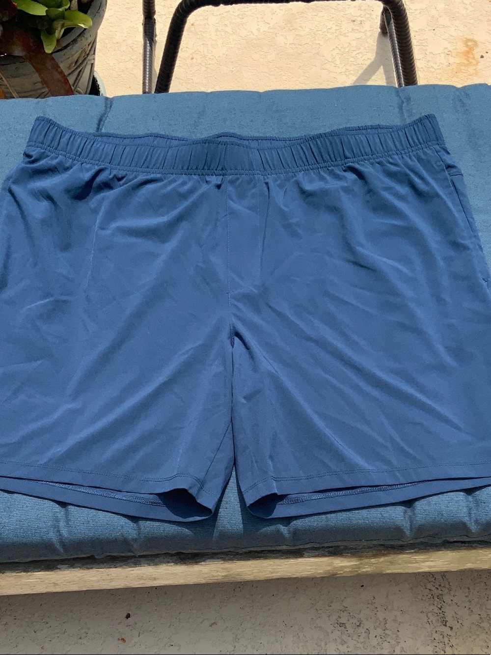 Athletic Works Men's Blue Athletic Shorts - Lightweight Performance DriWorks